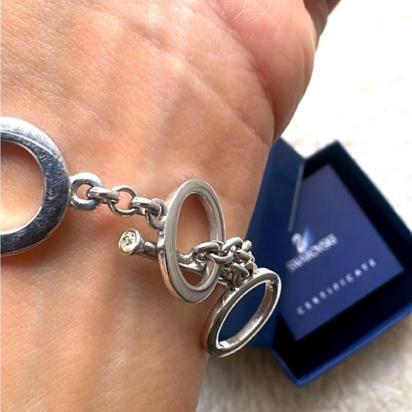 TWO Authentictic Swarovski Crystal brand bracelets. Come with Swarovski box. - Picture 3 of 6